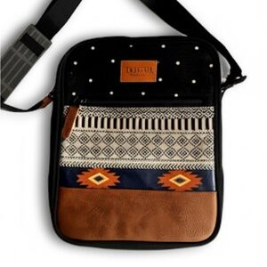 Tracker Navajo Style Messenger Crossbody Bag